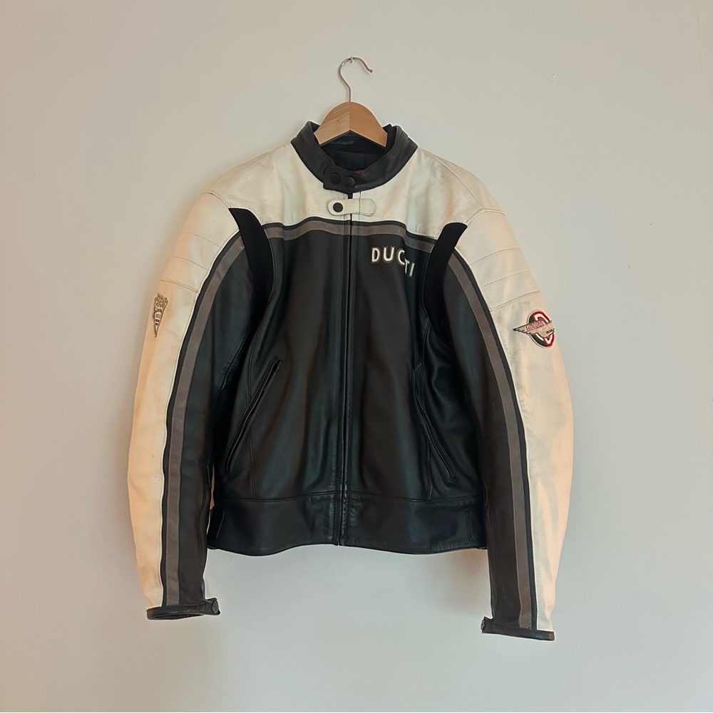 Dainese Ducati Meccanica Leather Motorcycle Jacket